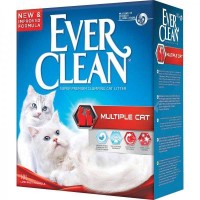 Ever Clean (Эвер Клин) MULTIPLE CAT (ДЛЯ НЕСКОЛЬКИХ КОШЕК С КРИСТАЛАМИ) бентонитовый наполнитель для котов, 6 л